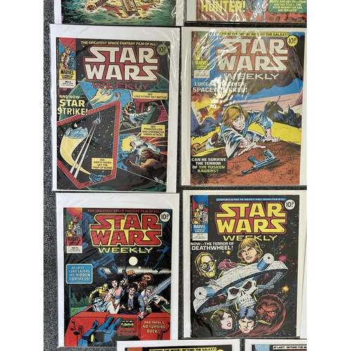 77 - Twenty four 1978/79 Star Wars weekly comics (well kept, mild use)