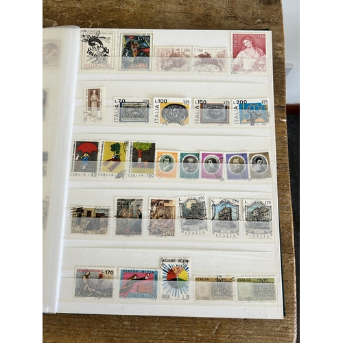 361 - Five stamp stock books to include mint stamps, all well displayed including Guernsey, Coco Islands, ... 