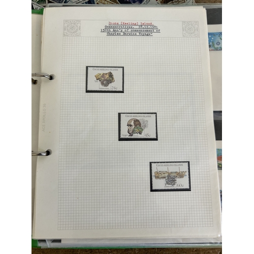 361 - Five stamp stock books to include mint stamps, all well displayed including Guernsey, Coco Islands, ... 