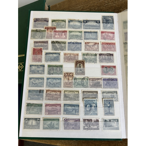 362 - Five stamp stock books to include mint stamps, all well displayed including Czechoslovakia, DDR (Eas... 