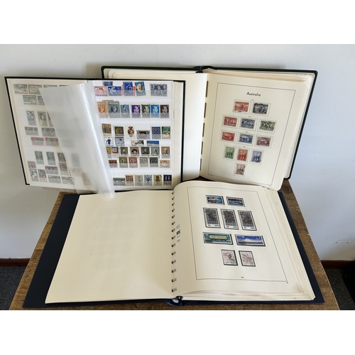 363 - Three stamp stock books, all well displayed to include East Germany, Greece and Australia, the first... 