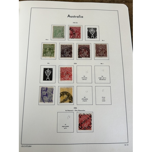 363 - Three stamp stock books, all well displayed to include East Germany, Greece and Australia, the first... 