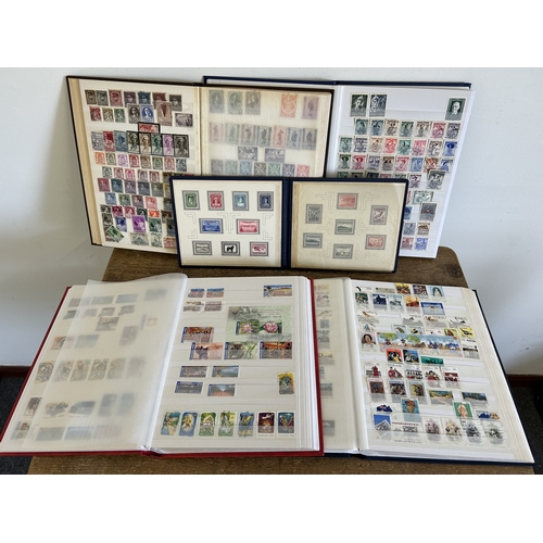364 - Four stamp stock books, mint to average condition, some late 19th Century to early 20th Century stam... 