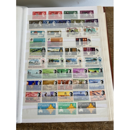 367 - Four stock books of stamps including mint stamps to include France, British Colony, Bermuda/Barbados... 