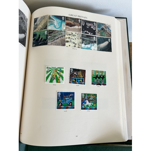 368 - Two Stanley Gibbons Windsor album stamp collections, both approx. three quarters full, very good to ... 