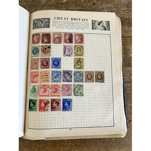 372 - A good stamp album of mixed countries together with two very good stock books of stamp albums for Ho... 