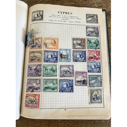 372 - A good stamp album of mixed countries together with two very good stock books of stamp albums for Ho... 