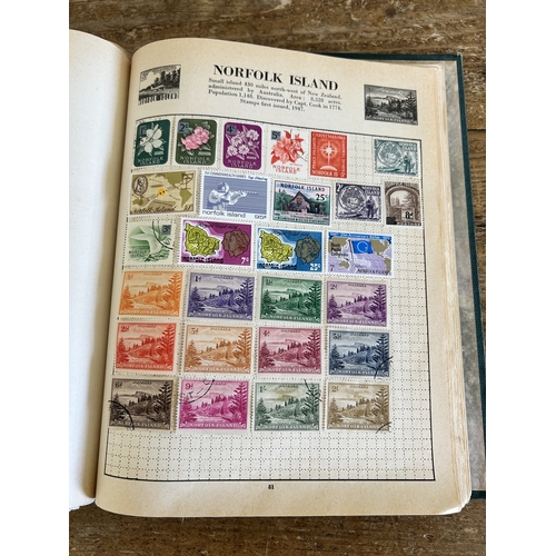 372 - A good stamp album of mixed countries together with two very good stock books of stamp albums for Ho... 