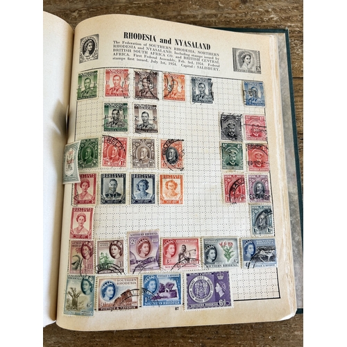 372 - A good stamp album of mixed countries together with two very good stock books of stamp albums for Ho... 