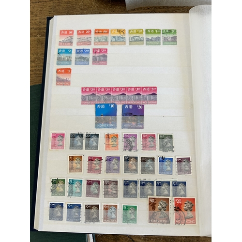 372 - A good stamp album of mixed countries together with two very good stock books of stamp albums for Ho... 