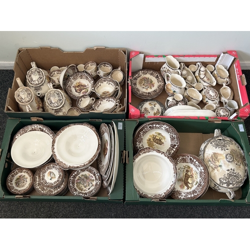 380 - An extensive collection over four boxes of Palissy, a member of the Royal Worcester Group 'Game Seri... 