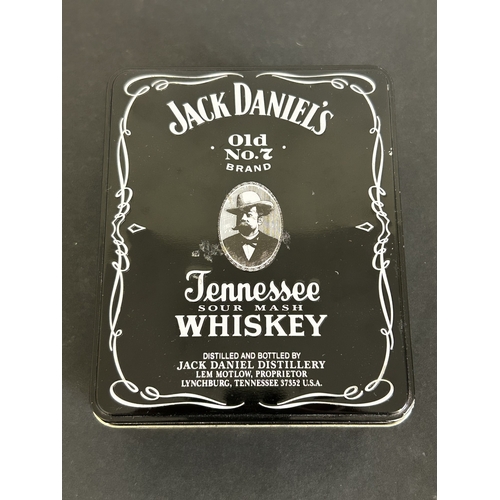 12 - A boxed Jack Daniels Old No.7 Brand Whisky set of a miniature 5cl bottle together with a shot glass
