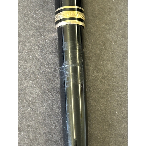 200 - A Montblanc Meisterstuck No.12 fountain pen plus a Montblanc ballpoint pen (with damage and repaired... 