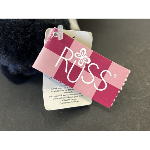 208 - Four Russ Berrie & Co small bean filled bears