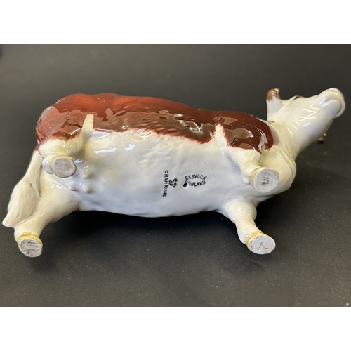 280 - A Beswick Champion of Champions bull, approx. 4