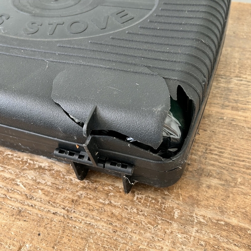 442 - A portable gas stove (appears unused, case as found)