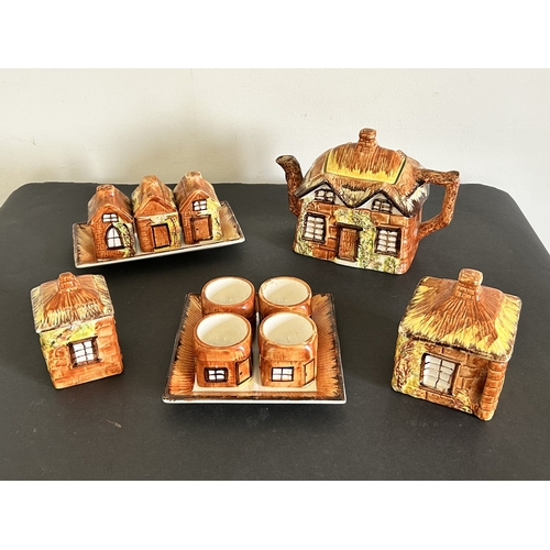 427 - Various Price's cottage ware ceramics including a teapot, cruet and egg cups etc