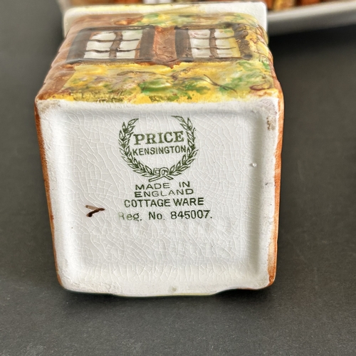 427 - Various Price's cottage ware ceramics including a teapot, cruet and egg cups etc