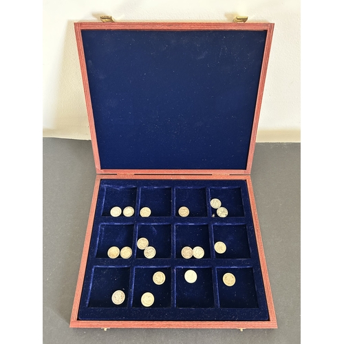 102 - A selection of vintage various dates USA dimes plus a Canadian 1870 10 cents (holed)