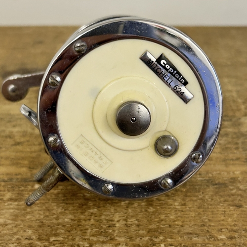 11 - Three Garcia Mitchell Multiplier sea fishing reels including models 602, 622 and 624 (all in used co... 