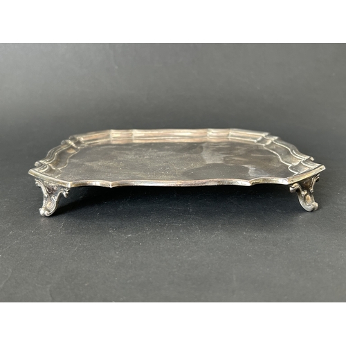 160 - A Walker & Hall hallmarked silver tray, approx. 8