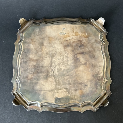 160 - A Walker & Hall hallmarked silver tray, approx. 8