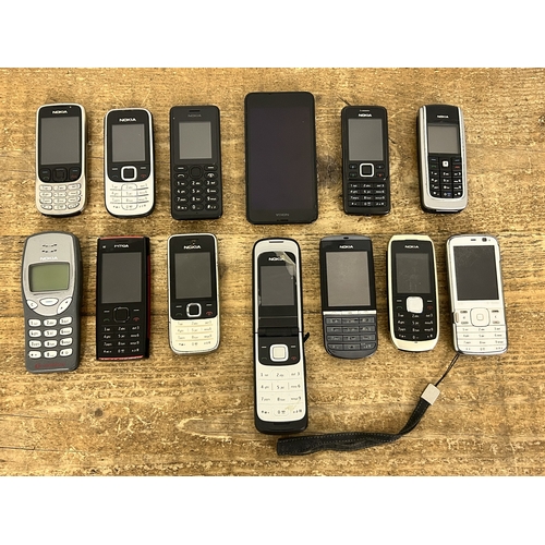 213 - Thirteen vintage Nokia mobile phones (various conditions, all untested)