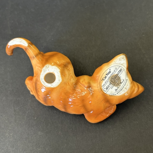 219 - A small Winstanley No.1 ginger cat, approx. 4 1/2