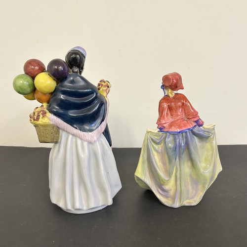 25 - An early Royal Doulton figurine 'Sweet Anne' HN1331 (as found neck) together with a Leonardo Balloon... 