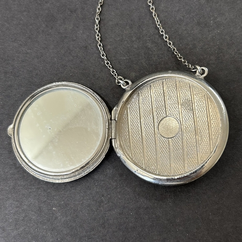 257 - Miniature vintage bone binoculars with Stanhopes in each lens (souvenir of Saint Helensburgh), just ... 