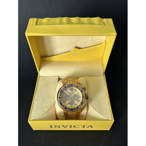 352 - A boxed Invicta Pro Diver gentlemans wristwatch, Model No.25076, 52mm dia, comes with some paperwork