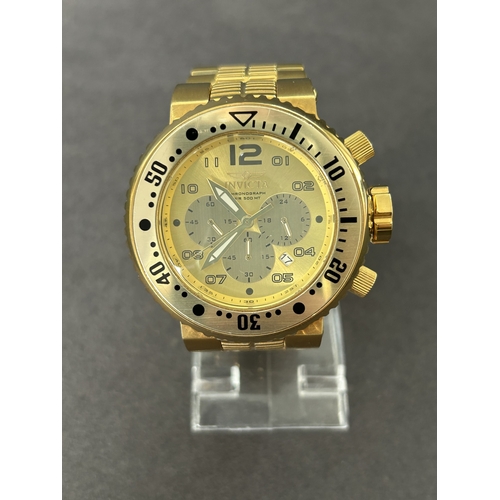 352 - A boxed Invicta Pro Diver gentlemans wristwatch, Model No.25076, 52mm dia, comes with some paperwork