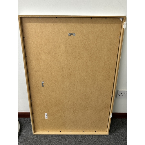 452 - A large framed Paw Patrol print, frame size 25