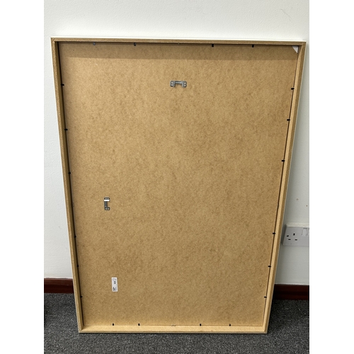 453 - A large framed Thomas the Tank Engine print, frame size 25