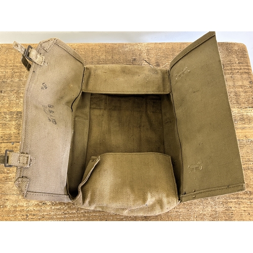 47 - A vintage metal tin, the top stencilled with 'Capt A M Dennis', 14