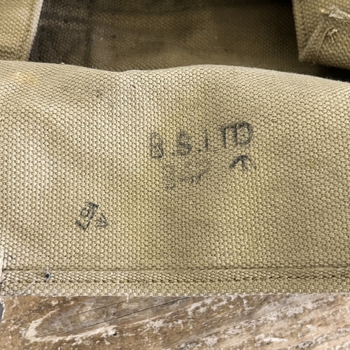 47 - A vintage metal tin, the top stencilled with 'Capt A M Dennis', 14