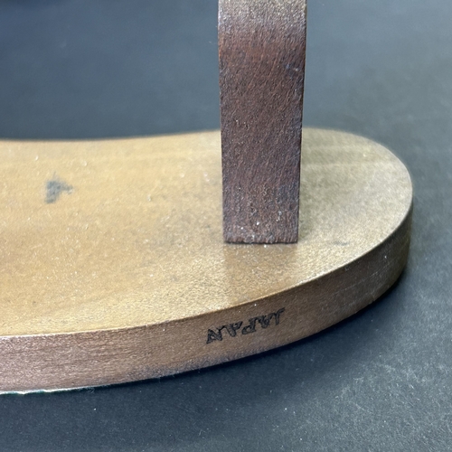 417 - An Art Deco period Bayer large and heavy table lighter with faux tortoiseshell decoration and press ... 