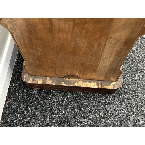 478 - An antique wood cased Frister & Rossmann manual sewing machine with gilded Egyptian decoration (box ... 