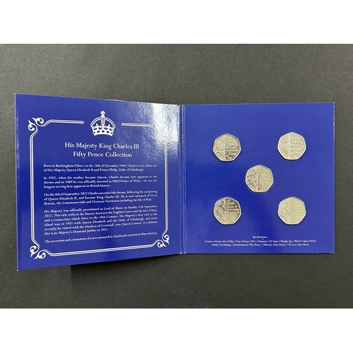 113 - Various packaged and loose 50p collectors coins including Olympics, King Charles III etc (12 in tota... 