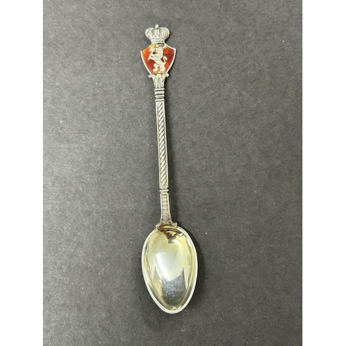 181 - A hallmarked silver lidded dressing table glass jar with internal stopper, approx. 3