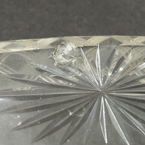 184 - A hallmarked silver lidded dressing table glass jar, approx. 5 1/4
