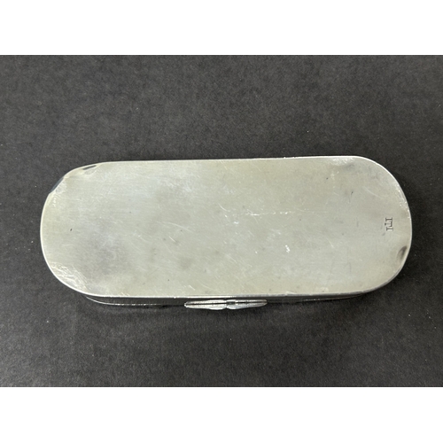 188 - An Edwardian hallmarked silver lidded box, London 1907, approx. 4 1/4