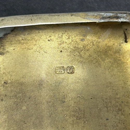 196 - A hallmarked silver small cigarette case, Chester hallmark, approx. 3