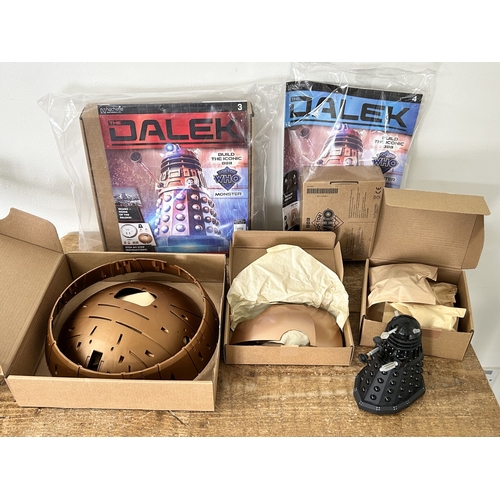 237 - Two Hachette 'Build the Dalek Collection' magazines complete with parts together with three boxes of... 