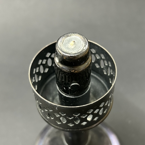 73 - A pair of vintage 'Masons Constant Flame' candle lamps, approx. 12