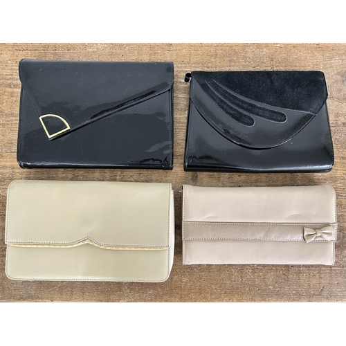 75 - Four vintage clutch bags including a Suzy Smith example