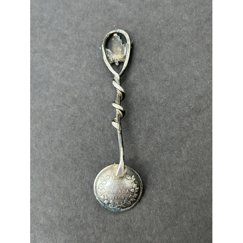 134 - Three mixed dates and makers hallmarked silver teaspoons, weight approx. 33g together with two silve... 