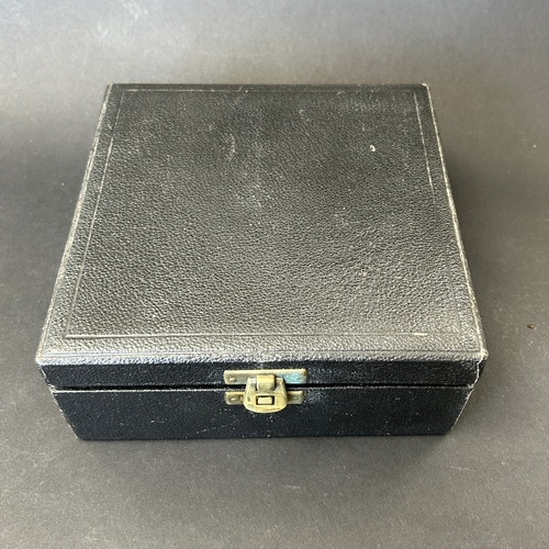 136 - A boxed mid century hallmarked silver footed bowl, bears Coronation 1953 hallmarks and engraved dedi... 