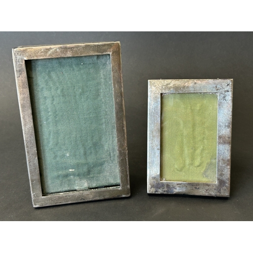 137 - A hallmarked silver photo frame, 5 1/2