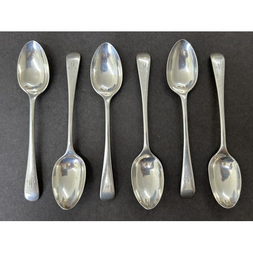 148 - A set of six hallmarked silver coffee spoons, weight approx. 80g